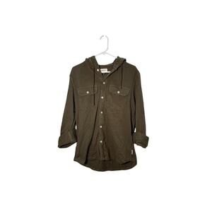 American Eagle Green Light Jacket with Hood - Size Small - NWOT